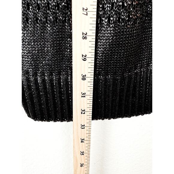 Balenciaga Cardigan Womens 38 US 6 Black Knit 2010 Designer Quiet Luxury $2650 - Picture 5 of 11